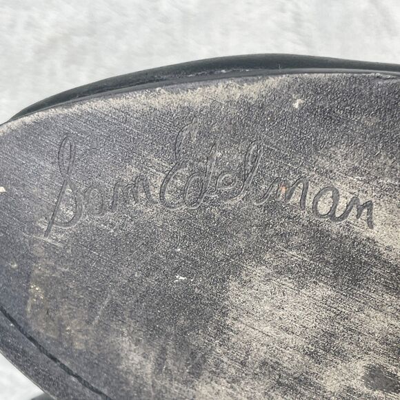 Sam Edelman Louie Womens US 8 M Bootie Black Fringe Leather Side Zip Ankle Boots - Picture 13 of 16